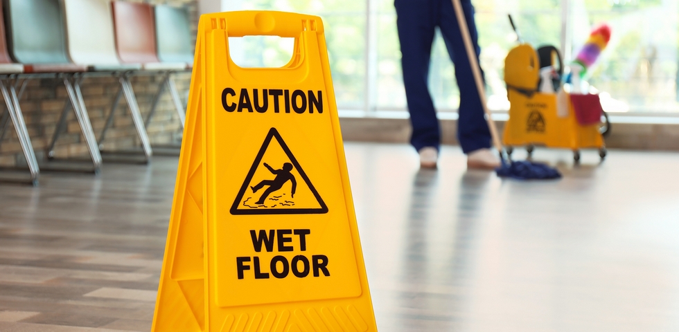 One of the office spring cleaning tips is to clean your floors.