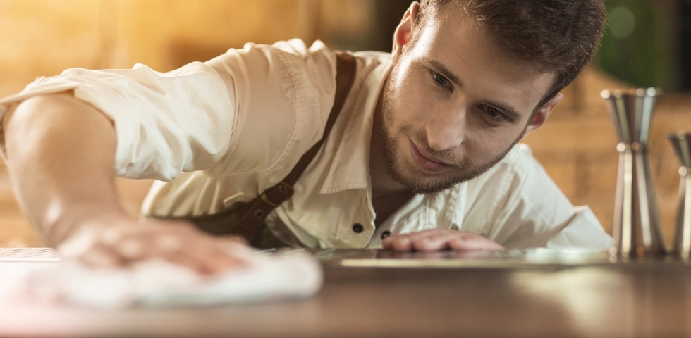 Keep the dining area clean.