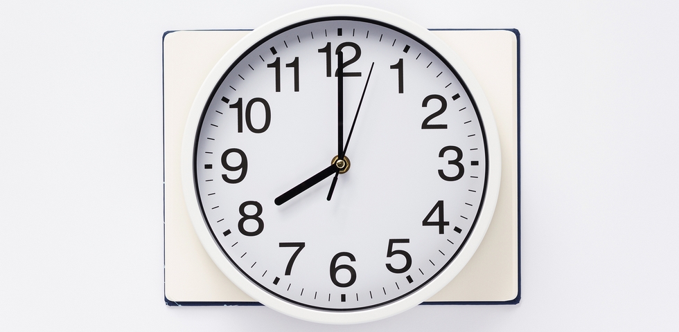 Pick the right time to begin cleaning a warehouse floor.