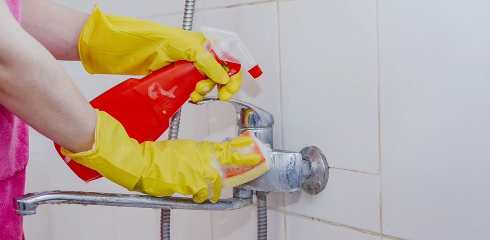 Scrub and wipe